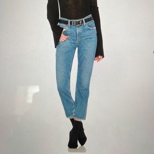 Agolde Cigarrette Low Slung Straight Leg on Passenger